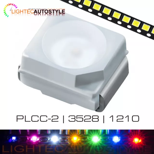 Ultra Bright Plcc-2 3528 1210 Smd Leds Surface Mount Smt 1 - 100 Pcs Plcc2