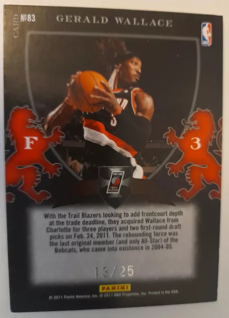 Lot de 105 cartes cards de basket nba des blazers de portland dont 2 numérotées 2