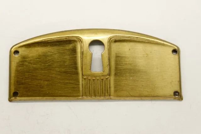 20iger Anni Artdeco Möbelschild Querschild Schlüsselschild 81x33 MM Oro Antico