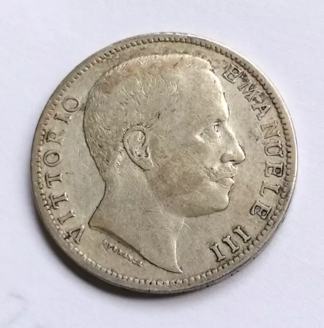 Regno D' Italia Vitt.  Em. Iii  2 Lire  Aquila Sabauda  1902  Raro !! 3