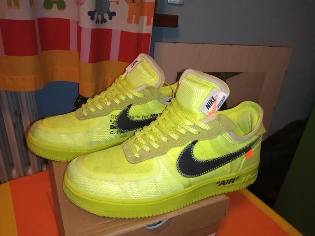 Nike x off white store volt af1