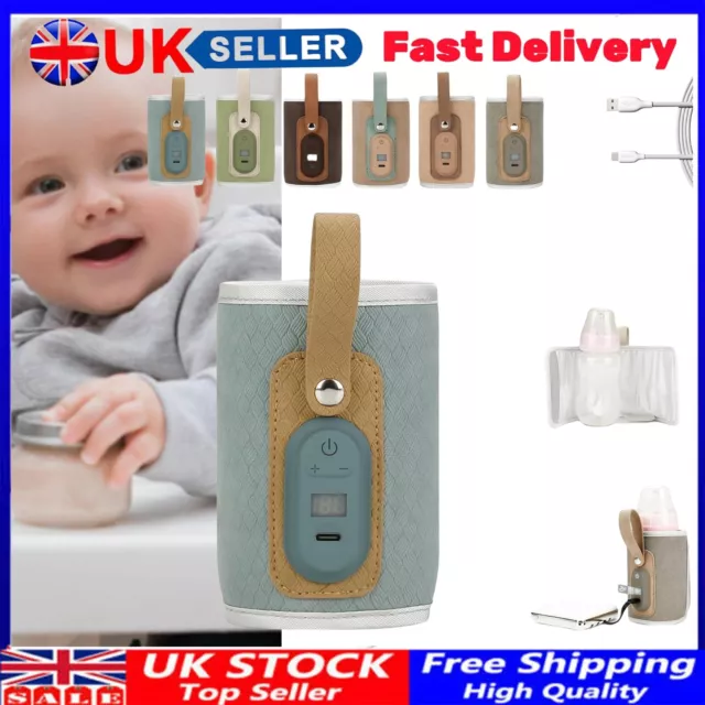 Bottle Warmer For Baby Milk USB Portable Bottle Heating Bag Car Bottle Warmer-UK