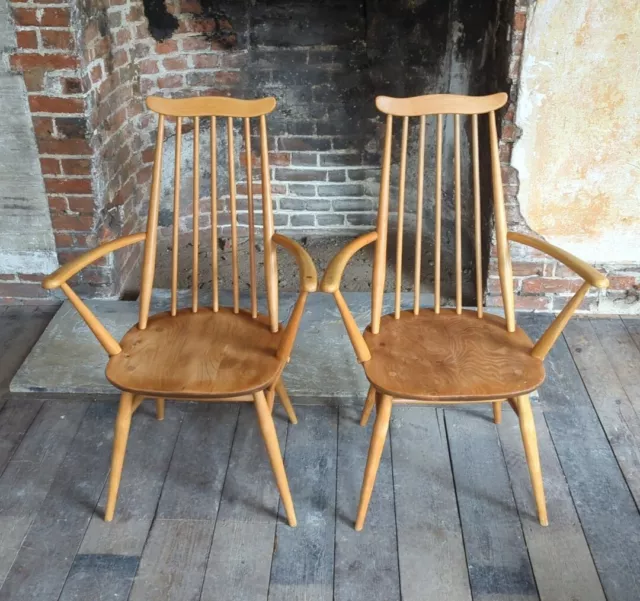 Ercol Goldsmith Carver Chairs X2