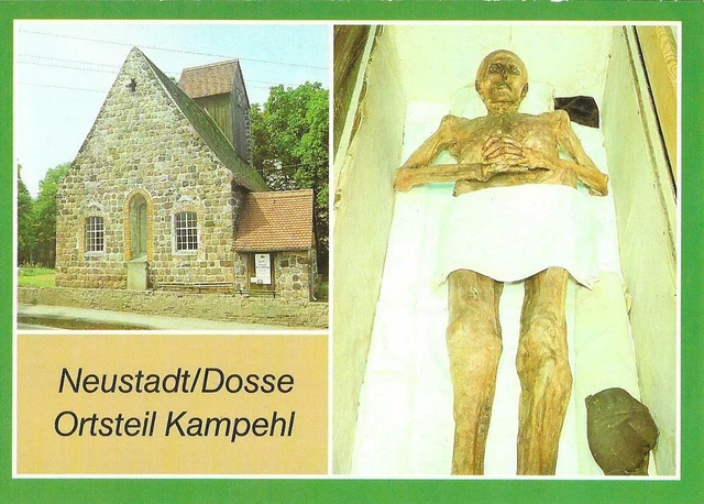 Ak Neustadt (Dosse) OT Kampehl, Wehrkirche mit Ritter Kahlbutz