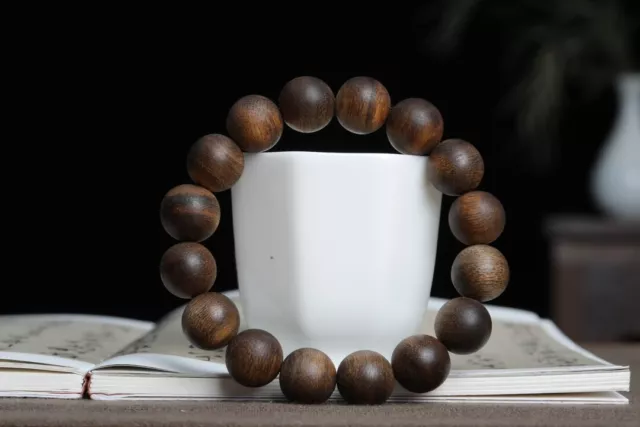 Chinese collection wood Bracelet natural Agarwood precious wood Bracelet 3