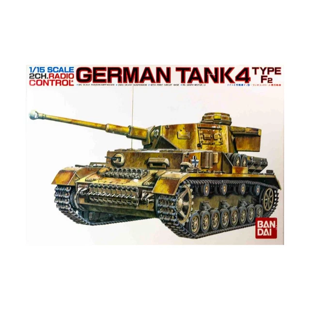 Bandai 1/15 German Tank 4 Type F2 Static/RC Tank