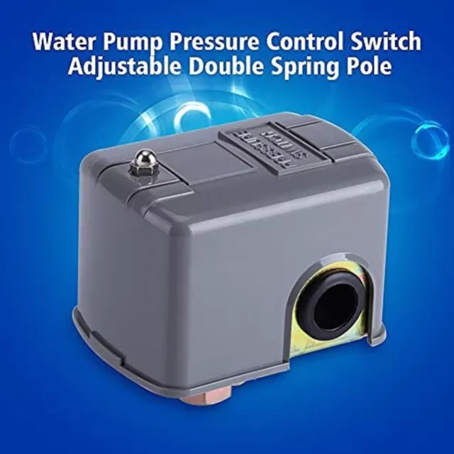 1 pz interruttore di controllo pressione pompa acqua 40-60 psi regolabile doppio palo molla