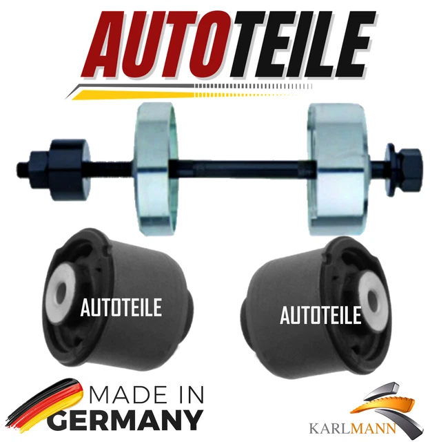 thumbnail image 2 of Ford Fiesta MK7 (2008) Rear Axle Trailing Arm Bush Kit With Bolts & Free Insertion Tool 2 of 4