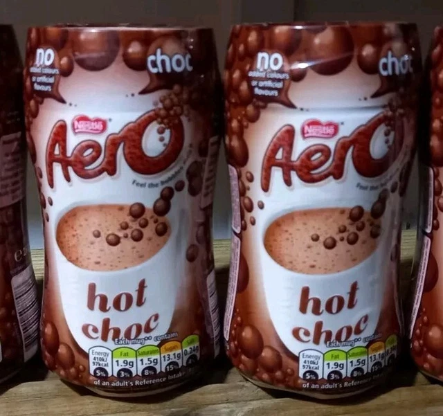 Hot Chocolate Bundle Includes: 2X Aero Chocolate (288G Each Tube