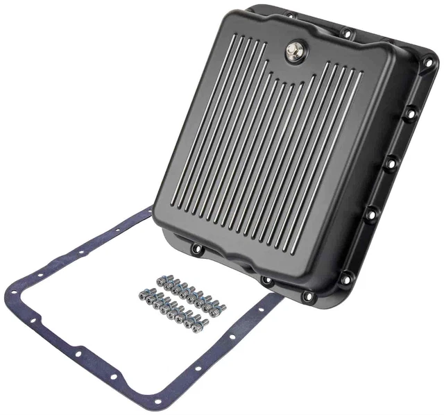 JEGS 61183 Aluminum Transmission Pan for GM TH700-R4 and 4L60