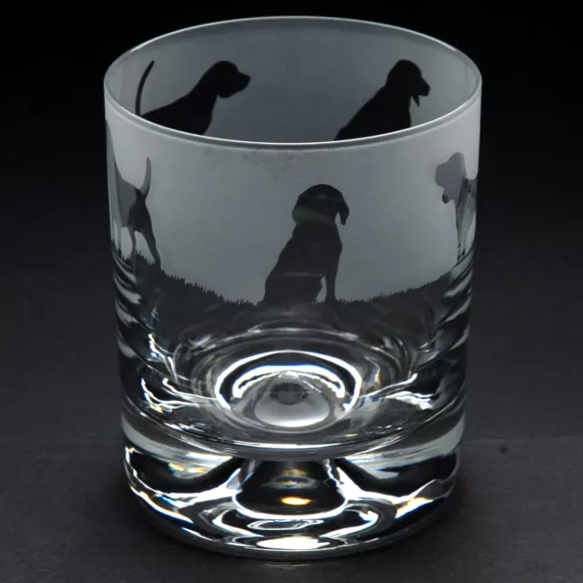 Beagle | Dog Whisky Tumbler Glass | Engraved | Gift - Present