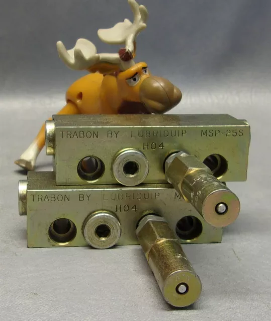 MSP-25S Lubriquip Divider Valve H04 w G04 Lot of 2