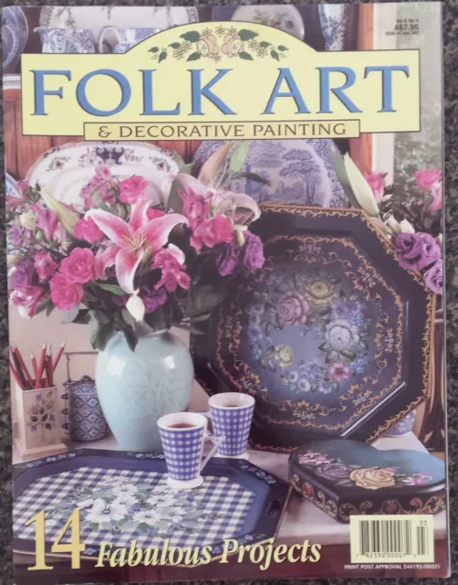 Folk Art & Decorative Painting Magazine Vol.6 No.4 2000 14 Fabulous Projects