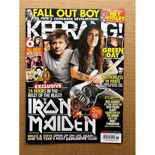 KERRANG！ ISSUE NO 1219 IRON MAIDEN（KERRANG MUSIC MAGAZINE