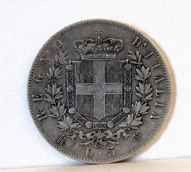 5 Lire 1873 Milano