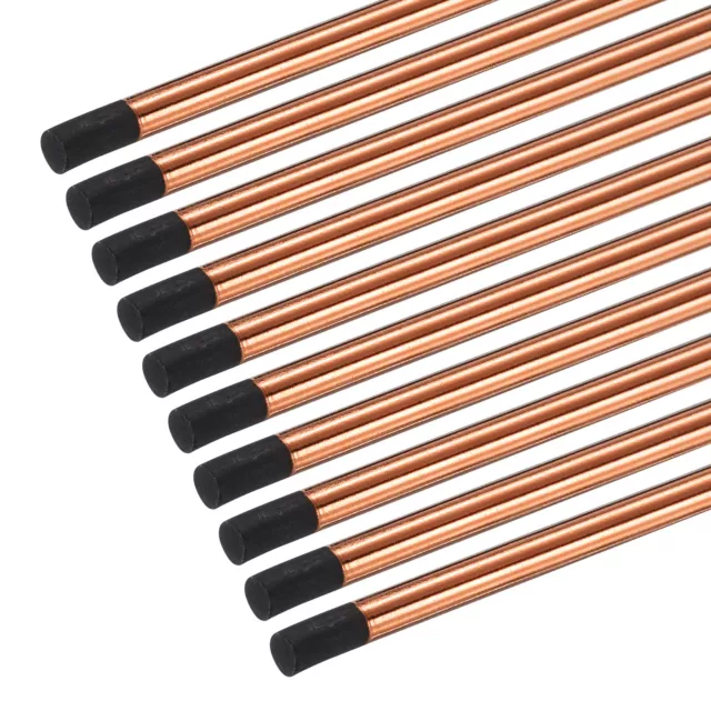 20pcs 13mmx305mm Carbon Arc Air Gouging Rods Copper Graphite Electrode Rods