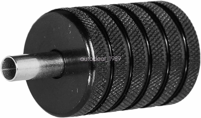 Empuñaduras de mano para máquina de tatuaje de 25 mm 1" mango arrugado vástago posterior de aleación de aluminio
