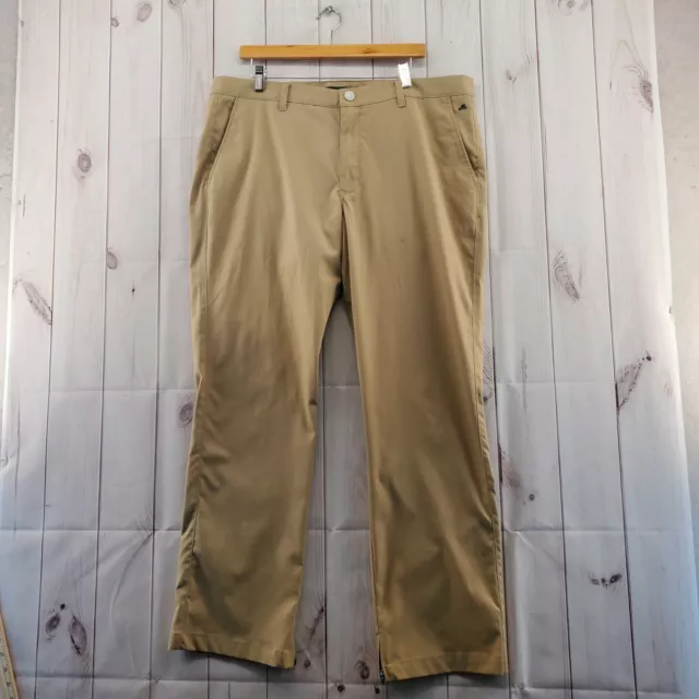 Maide Bonobos Pants Mens 38x32 Pockets Performance Tan Straight Actual 38x29