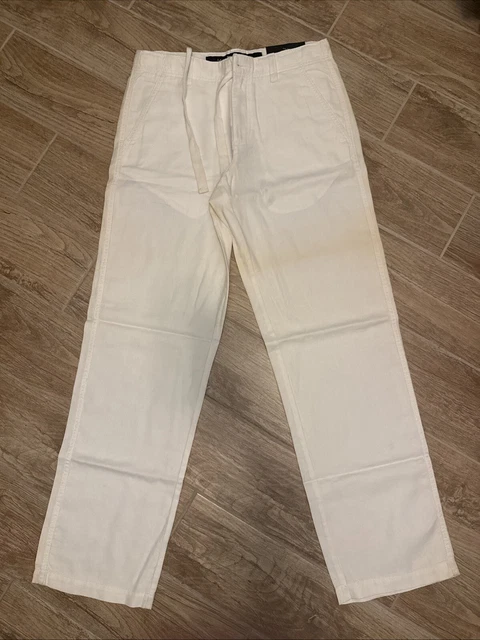 Marc anthony white linen pants deals