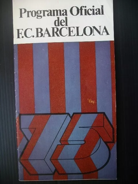 BARCELONA  v  Leeds United  74/5  EC S/F.