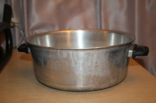 WEAR EVER TACU CO No. 834 Aluminum Stock Pot Vintage Made In USA 4 QT