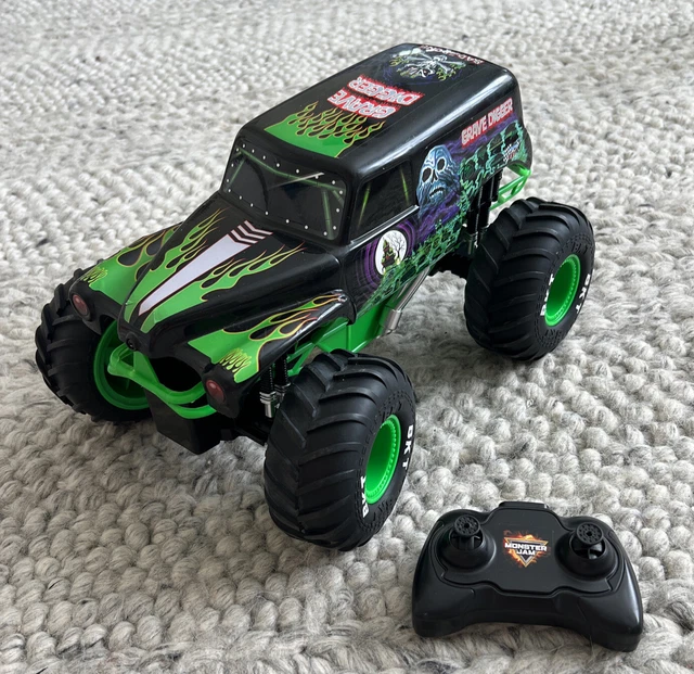 MONSTER JAM MEGA Grave Digger Remote Control Monster Truck With Remote