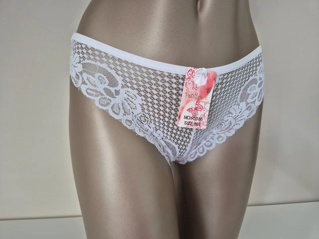 WONDERBRA SLIP / CULOTTE FEMME TAILLE 1 / 40 COULEUR BLANC REF 9396