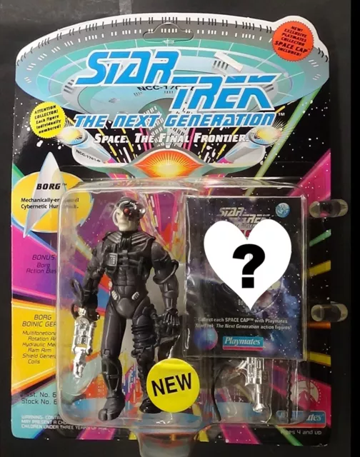 Borg 2nd Serie Elección Tapa O Tarjeta 1993 Playmates Star Trek Tng Next Gen Moc