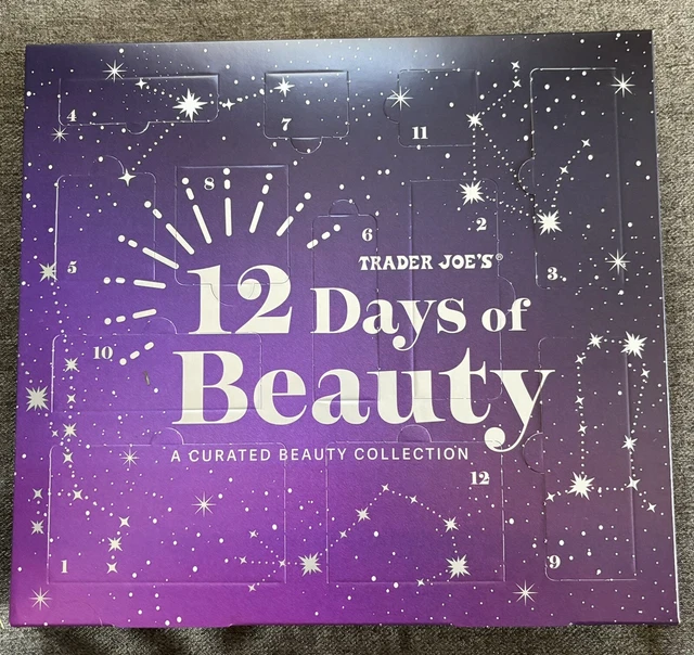 TRADER JOE’S 12 Days of Beauty Advent Calendar Limited Edition 2023