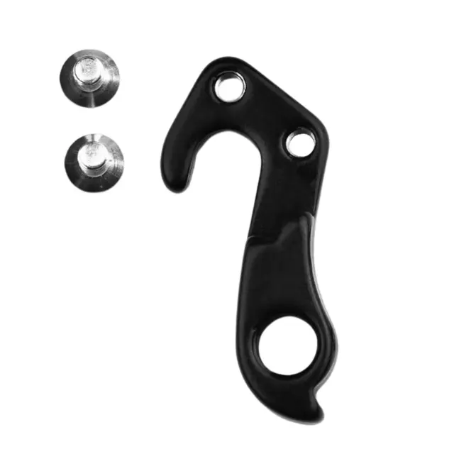 Bicycle Derailleur Gear Hanger with Screws Dropout Frame Adapter Black Aluminum
