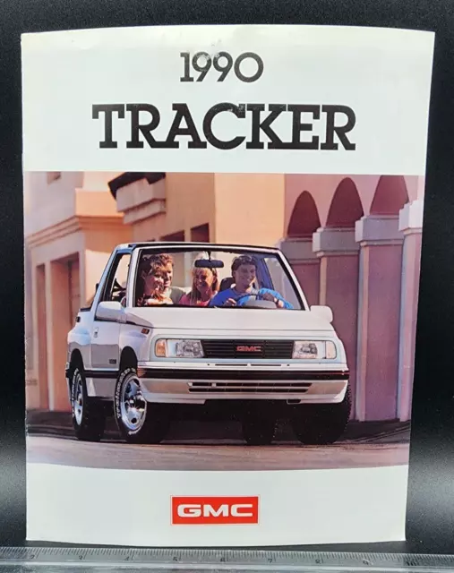 1990 GMC Tracker Sales Salesman Showroom Dealer Brochure 8pgs