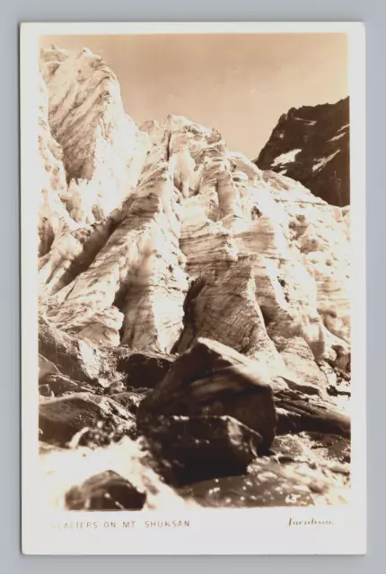 Postcard RPPC Mt Shuksan Glacier Whatcom County Washington Unposted