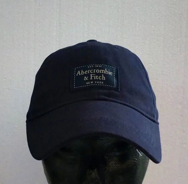 ABERCROMBIE & FITCH " Baseball Cap " con logo in Twill 100% Cotton 100% Original