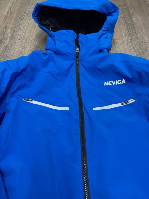 Mens Nevica Blue Ski Jacket Size Large Waterproof Ski Winter Sports 3