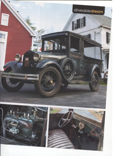 1929 FORD MODEL A MAIL TRUCK 4 pg Color Article