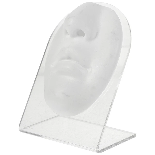 Weiß Kieselgel Nasen-Mund-Modell Make-up Schaufensterpuppe Gesicht