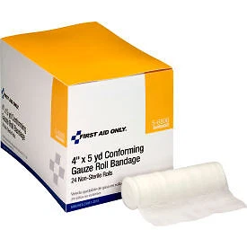 Gasa conforme no estéril, 4" x 4 yardas, 24/caja Acme United Corp. 5-6800