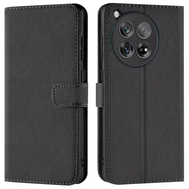 Etui Coque pour OnePlus 12 Sac Rabattable Livre Étui Slim Portefeuille