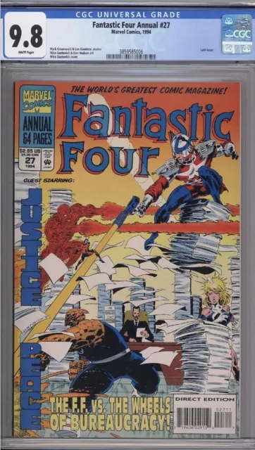 Fantastic Four Annual #27 Cgc 9.8 First Tva Deadpool Movie