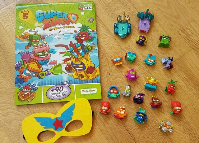 SUPER ZINGS SERIES 3 Rivals Of Kaboom Figures & Sliders £12.50 ...