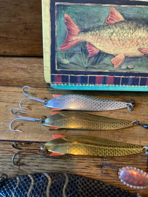 Group of 10no Classic ABU Lures, Tobys (6), Ellips (1), Lill Oringen (2) Droppen 2