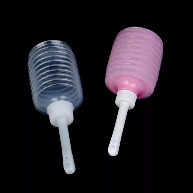 200ML 8Holes Disposable Vaginal Anal Douche Retractable Wash Cleaning Anus Cl Sb