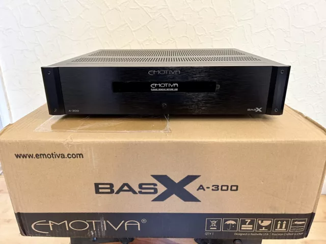 Emotiva BasX A300 Stereo Power Amplifier, 300w