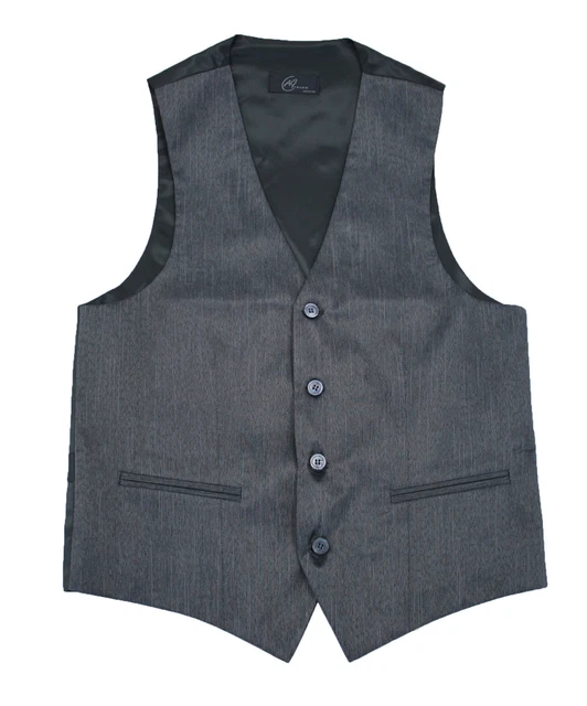 Gilet Panciotto Uomo Diamond Class Grigio Smanicato Cardigan  Elegante Casual