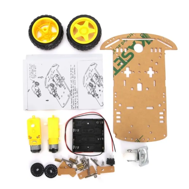 New Motor for Robot Kit Speed Encoder Battery Car Chassis Box For