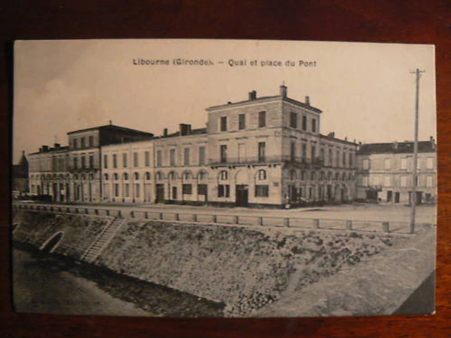 cpa 33 libourne dock and bridge square