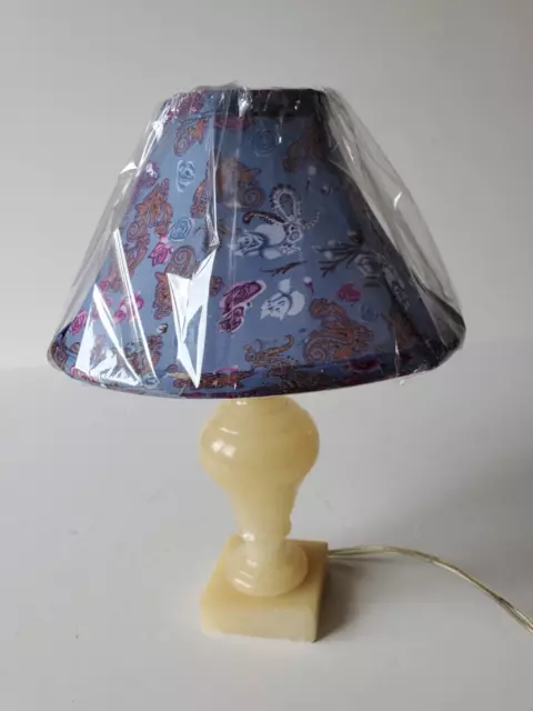 Lampe de chevet vintage en albâtre