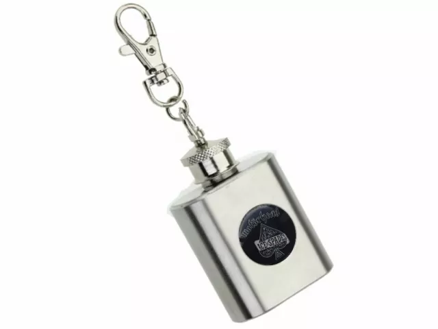 MOTORHEAD ACE OF SPADES  1floz HIP FLASK KEYRING