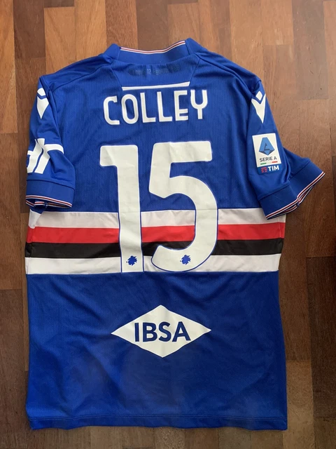 Maillot Sampdoria Training – Vintage, Porté Match, Collection
