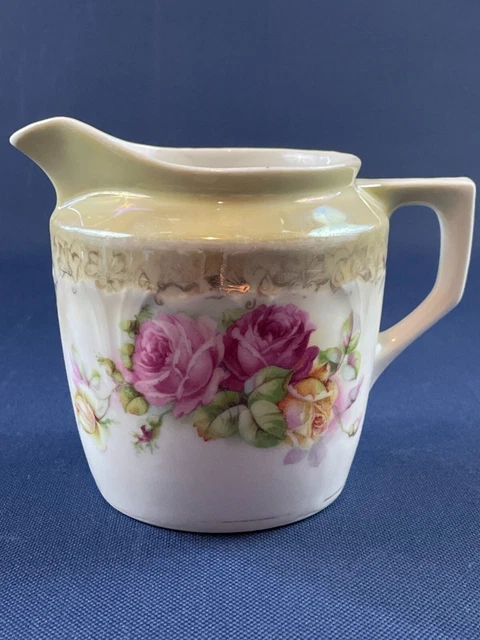 Antique P K Silesia porcelain creamer / cream pitcher c.1886-1914 Germany